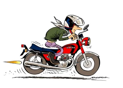 Уникальные снимки смешных мотоциклов для вашего фона (PNG, WebP)