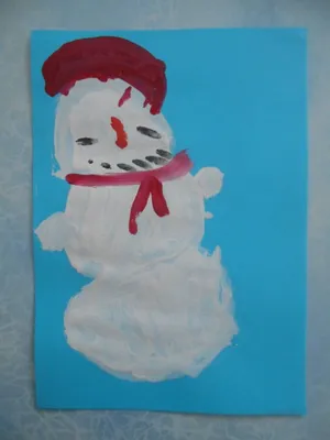 Полная версия фото Снеговика и снежной бабы для скачивания
