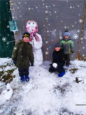 Приключения Снеговика и снежной бабы: новые фото