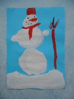 HD фото Снеговика и снежной бабы для загрузки