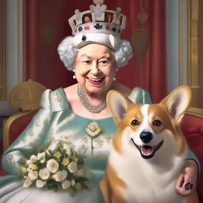 Любимые собаки британской королевы | Пикабу
