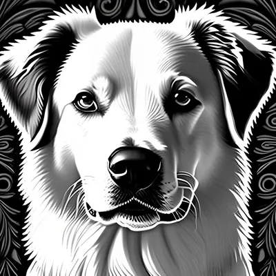 Собака доберман с большой костью в…» — создано в Шедевруме