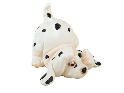 Мягкая игрушка KiDWoW Собака Далматинец 392996559 белый 28см — купить в  Москве в Акушерство.ру