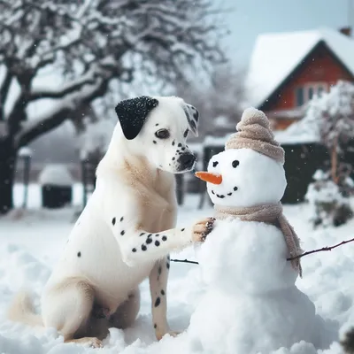 16 очаровательных фотографий собак, которые радуются снегу как никто другой