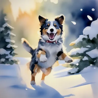 Можно ли собакам есть снег - объяснение ветеринара | РБК Украина
