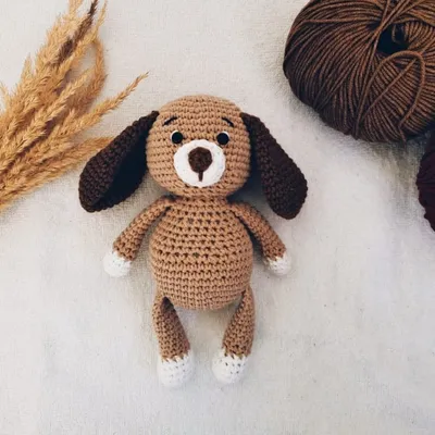 Мастер-класс - Спящая собака Чарли, описание вязаной крючком игрушки –  Firefly Crochet