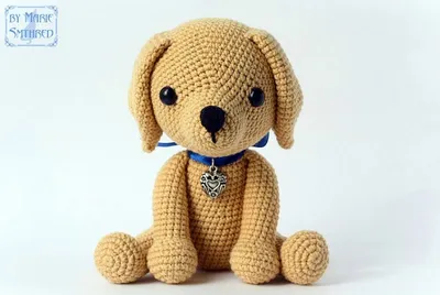 Вязаная игрушка \"Собака\" / подарок малышу - купить с доставкой по выгодным  ценам в интернет-магазине OZON (929333098)