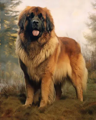 Леонбе́ргер( Leonberger) — крупная порода собак. | Крупные породы собак,  Породы собак, Собаки