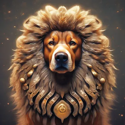 Собака-лев: в Днепре появился необычный пес. Фото - МЕТА