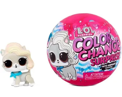 Кукла L.O.L. Surprise! Color Change Pets - питомец меняет цвет - купить с  доставкой по выгодным ценам в интернет-магазине OZON (739484890)