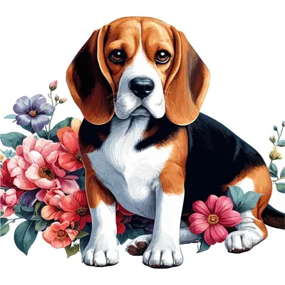 Басенджи с цветами | Собачки, Милые щенки, Собаки
