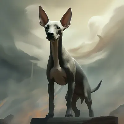 Собака породы сфинкс» — создано в Шедевруме