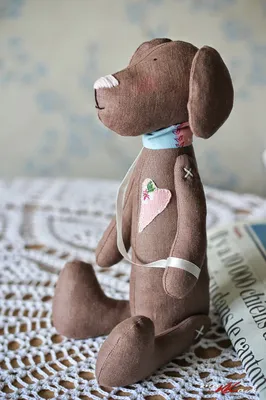 Собака в стиле тильда — купить в Красноярске. Авторские куклы, игрушки,  поделки на интернет-аукционе Au.ru