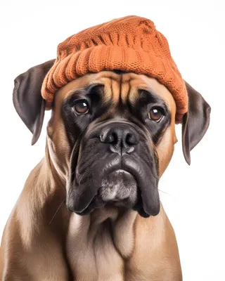 Собака в шапке-ушанке, вокруг снег…» — создано в Шедевруме