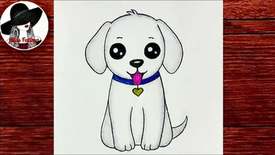 Детский рисунок собаки - фото примеры работ скачать