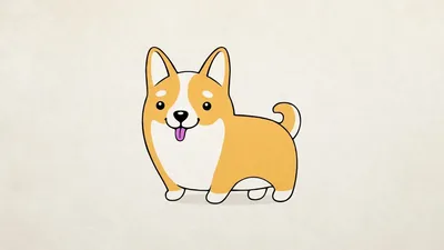 Как нарисовать собаку поэтапно | Учимся рисовать собаку вместе с Художник  Онлайн