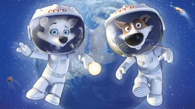Собаки в космосе, ракета» — создано в Шедевруме