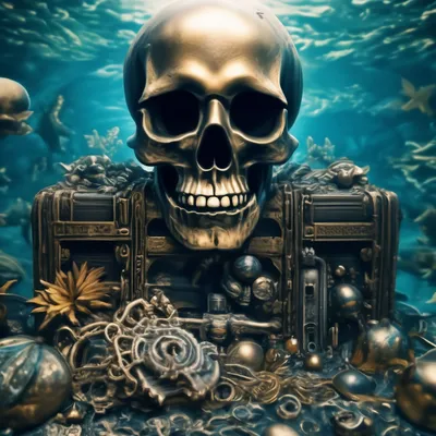 Сокровища затонувших кораблей, много …» — создано в Шедевруме