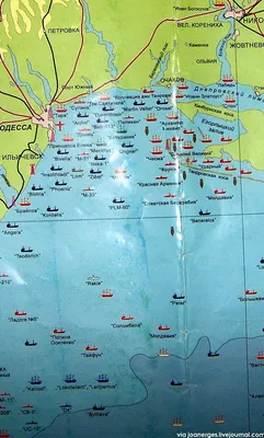 Писатель и Интернет: Сокровища Черного моря. Карта затонувших кораблей.