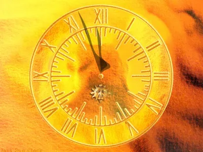 Солнечные часы картинка фотографии
