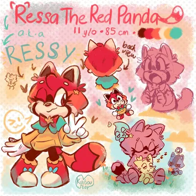 Gwen the Red Panda | Sonic Fan Characters Wiki | Fandom