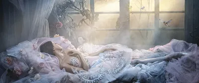 Удивительные фоны Спящая красавица в png формате