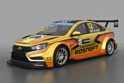 WTCC: новая ливрея Lada Vesta / Moscow Raceway