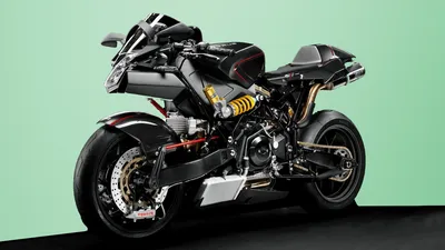 Фотография спортивного мотоцикла в формате GIF