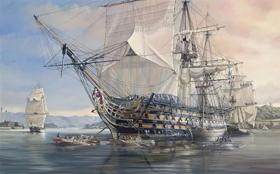 красивые картинки :: старинные корабли :: Viktor Kevrukh :: корабль :: art  (арт) / картинки, гифки, прикольные комиксы, интересные статьи по теме.