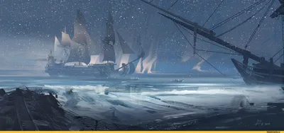 старые корабли сражаются в темном море Иллюстрация штока - иллюстрации  насчитывающей океан, корабль: 271018963
