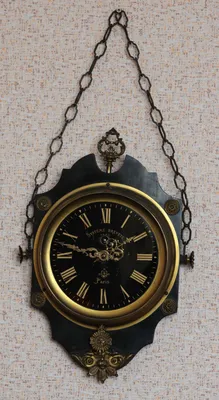 Старинные настенные часы E.Farcot в стиле \"Napoléon III\"