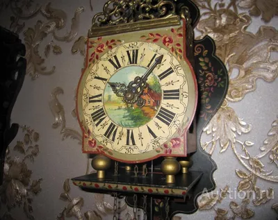 Старинные настенные часы - купить в салоне антикварной мебели в Москве |  Gradezh.ru