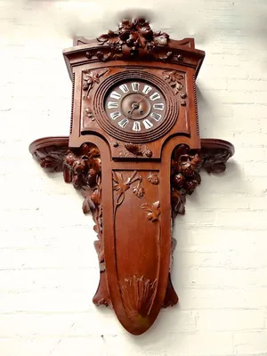 Антикварные старинные настенные часы Kienzle с боем (Германия 19век)