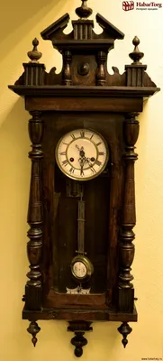 Голландские старинные антикварные настенные часы Голландия Sallander времен  фирмы Junghans – Антикварный Магазин