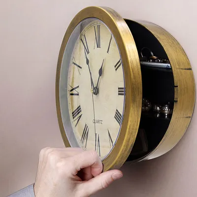 Европейские старинные настенные деревянные винтажные настенные часы на  батарейках | AliExpress
