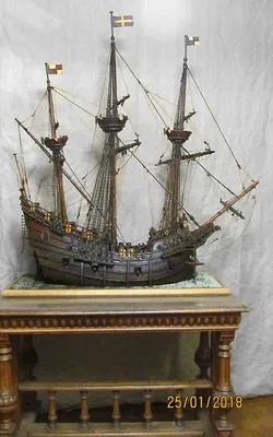 Декоративно-интерьерная модель старинного парусника 16 века | Парусники,  Корабль, Картины кораблей