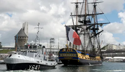 Поездка в Великобританию: британские корабли в Портсмуте