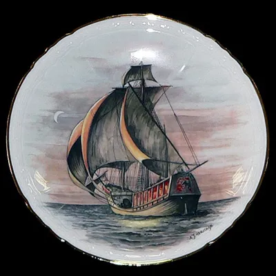 рисунок двух старых кораблей в воде, картина пиратских кораблей, судно,  пират фон картинки и Фото для бесплатной загрузки