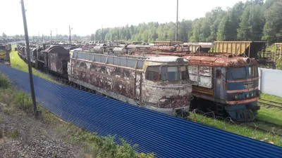 Старые поезда | Пикабу