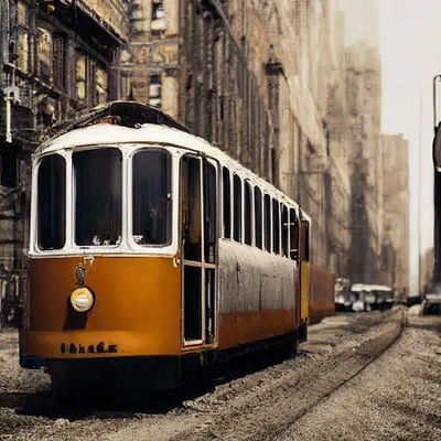 Светлана Архипова - Старый трамвай, 2022, 30×40 см: Описание произведения |  Артхив