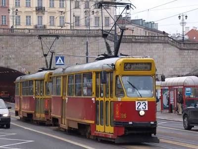 Модульная картина Старый трамвай - купить у производителя