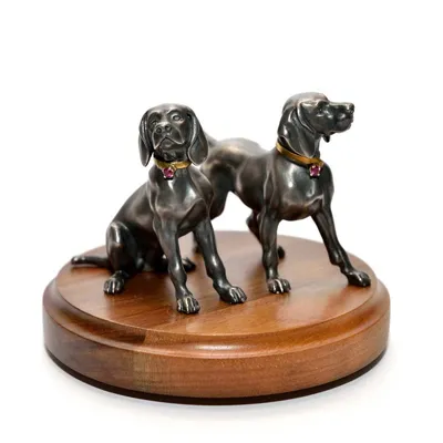 Статуэтка собаки Чехословакия, купить антикварные статуэтки Богемия Чехия,  купить фарфоровые статуэтки Чехия