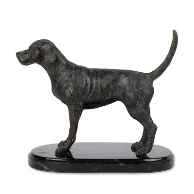 Ceramic Fauna Фарфоровые фигурки собак статуэтка