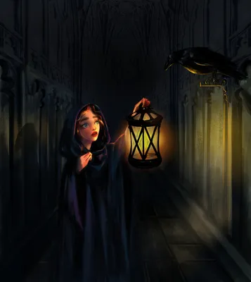 Волшебные изображения Странника с фонарем для украшения экрана