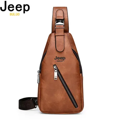 Men's Leather Jeep Cross Bag | Jeep Messenger Leather Bag | Leather Chest  Bag Men - Chest Bags - Aliexpress