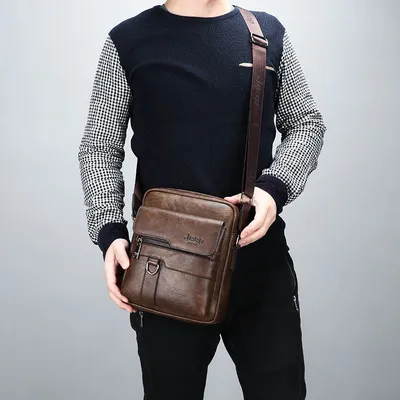 JEEP BULUO Brand High Quality Men Chest Sling Bags Motorcycle Crossbody  Shoulder Bag Travel Pack Anti-theft Male Fashion Hot New