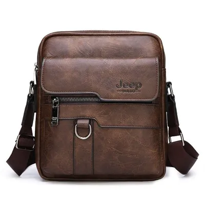 Jeep Travel Leather Messenger Bag - Real Man Leather