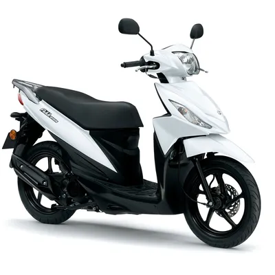 Close Motorcycles - SUZUKI ADDRESS (UK110) 110CC MY22 SCOOTER WHITE %