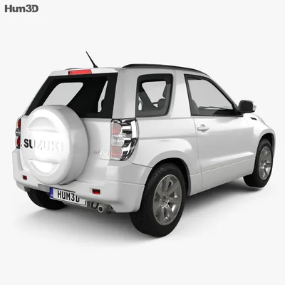 Suzuki Grand Vitara трехдверный 2014 3D модель - Скачать Автомобили на  3DModels.org