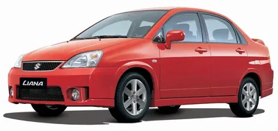 Suzuki Liana рестайлинг 2004, 2005, 2006, 2007, седан, 1 поколение  технические характеристики и комплектации